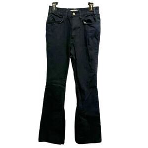 RE/DONE Originals 70s High Rise Bell Bottom Flare Pants Navy 27 Y2K USA Made